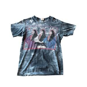 VTG The Mountain Native L Tie Dye Tennessee River Tag USA Made Single Stitched